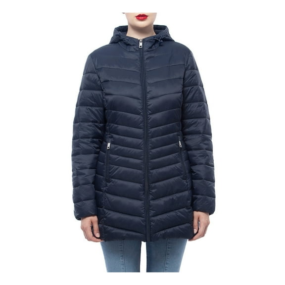 Rokka&Rolla Women's Light Long Coat Packable Puffer Jacket