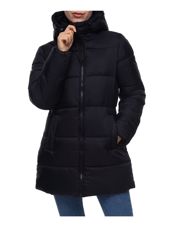 Rokka&Rolla Women's Long Coat Puffer Jacket