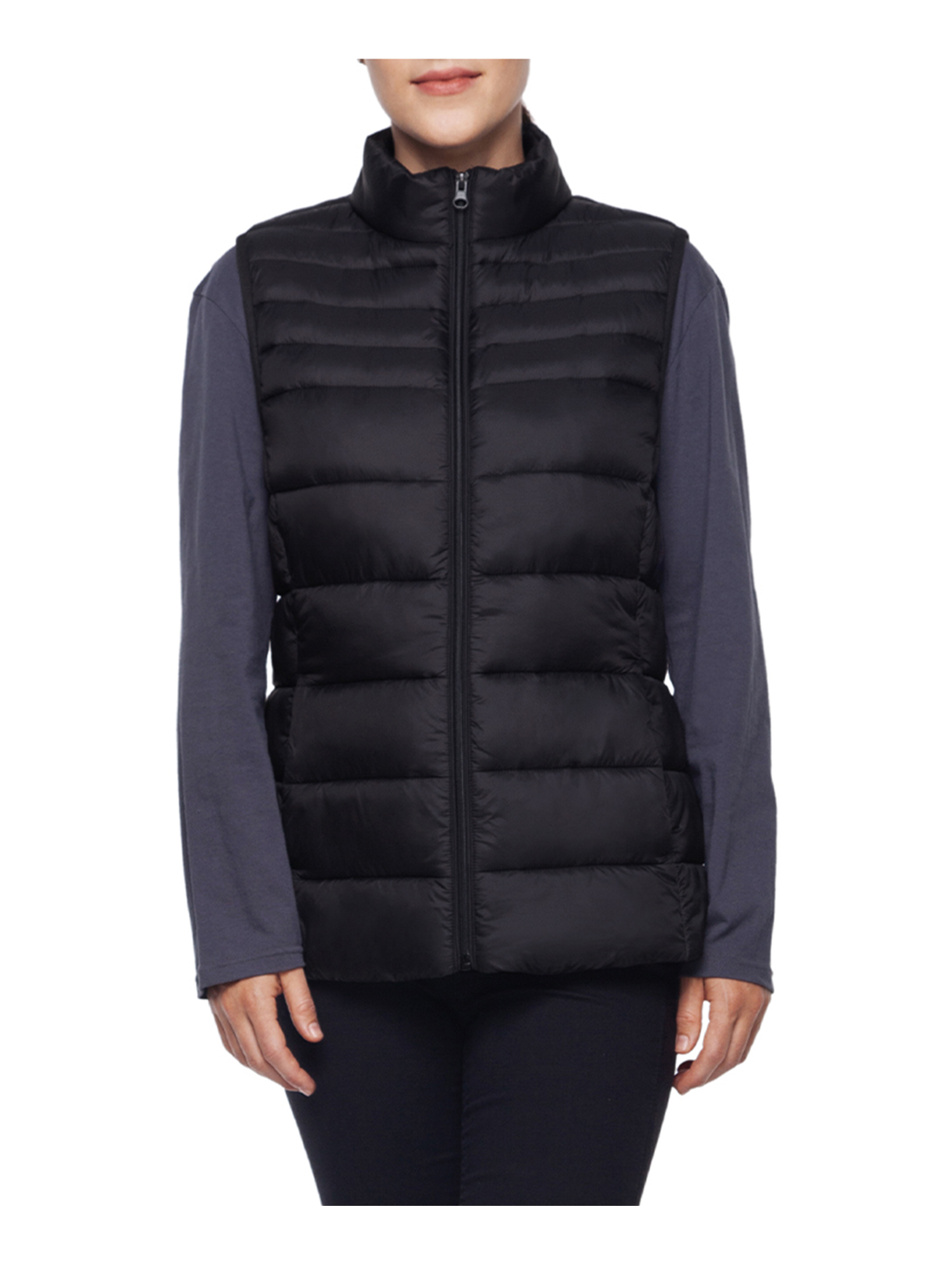 Rokka&Rolla Women's Quilted Puffer Vest, up to 2XL (Exclusive on Walmart)