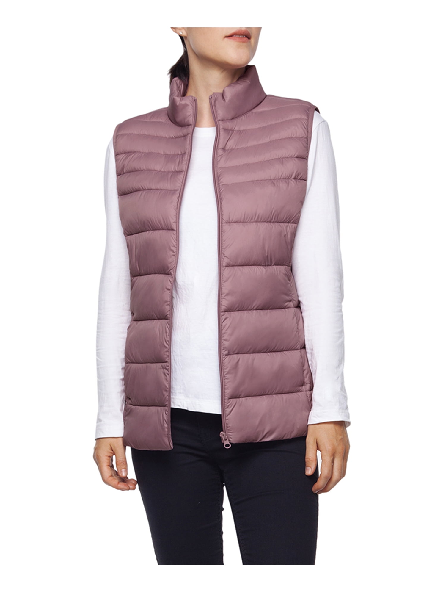 Rokka&Rolla Women's Quilted Puffer Vest, Water-Resistant, Lightweight ...
