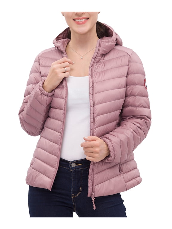 Rokka&Rolla Women's Ultra-Light REAL DOWN Jacket Packable Puffer Coat