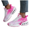 thumbnail image 1 of Rokment Air Cushion Running Cross-Trainning Tennis Shoes for Women Comfortable Outdoor Sports Athletic Basketball Trainners Breathable Soft Sole Jogging Walking Sneakers Pink Size 9, 1 of 5