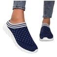 thumbnail image 1 of Rokment Athletic Walking Running Mules Backless Shoes for Women Lightweight Comfortable Orthopedic Memory Foam Clogs Handsfree Sandals Non Slip Nursing Work Half Slippers Sneakers E Size 7, 1 of 5