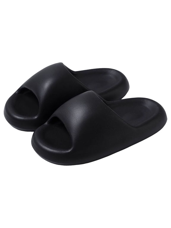 Cloud Slippers For Women Men Non Slip Quick Drying Pillow House Slides Shower Sandals Cushion Thick Sole EVA Comfortable Slip on Bathroom Shoes Indoor Outdoor