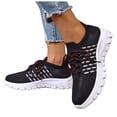 thumbnail image 1 of Rokment Cross-Training Running Walking Shoes for Women Men Comfortable Mesh Lace up Athletic Memory Foam Tennis Basketball Trainners Jogging Fitness Gym Sneakers Black Size 11, 1 of 6