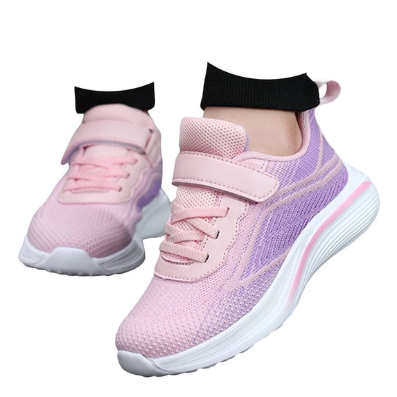 Rokment Girls' Running Shoes Little and Big Kids Lightweight Breathable Mesh Athletic Outdoor Walking Gym Jogging Sneakers for Teen Girls Size 5-14 Years