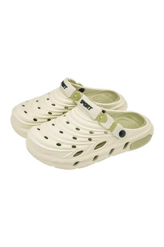 Men's Clogs Garden Shoes with Arch Support Comfort Slip-On Sandals Adjustable Back Straps 2026 Lightweight Barefoot Water Slip on Slides Sandals Mint Green Size 8
