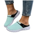 thumbnail image 1 of Rokment Men's Orthopedic Clogs Mules Backless Sandals with Arch Support and Back Straps Lightweight Comfortable Mesh Closed Toe Walking Slip on Driving Summer Shoes Mint Green Size 8.5, 1 of 4