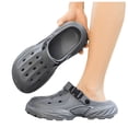 thumbnail image 1 of Rokment Mens Ortho Clogs Garden Shoes with Back Strap Lightweight Comfortable Chunky Pool Slides Bathroom Shower Water Sandals Closed Toe Beach Slippers, 1 of 7