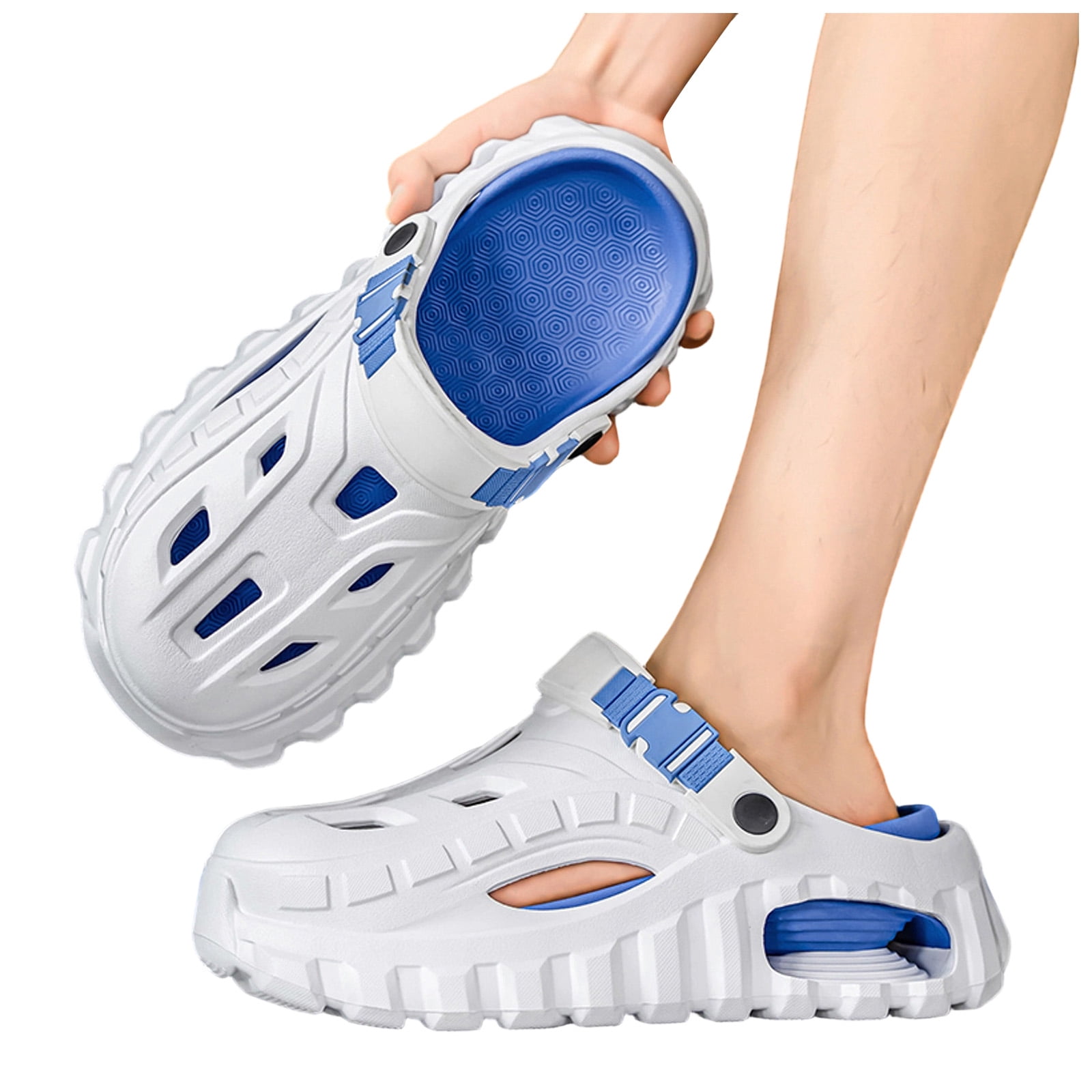 Men\'s Black Recovery Clogs Comfortable Orthopedic Mules Thick Sport Sandal Shoes COFACE Mens Orthotic Clogs Orthopedic Mules for Men Recovery  main image 2