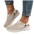 thumbnail image 1 of Rokment Mesh Orthopedic Walking Clogs Mules Shoes with Back Strap for Women Men Lightweight Breathable Athletic Arch Support Memory Foam Plantar Fasciitis Slides Sandals Beige Size 6.5, 1 of 5