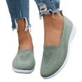 thumbnail image 1 of Rokment Nursing Walking Shoes for Women 2026 Spring Fall Lightweight Comfortable Mesh Memory Foam Othopedic Slip on Driving Tennis Non-Slip Work Loafers Flat Green Size 7.5, 1 of 8