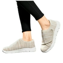 Rokment Orthopedic Walking Nursing Shoes for Women 2026 Spring Fall Comfortable Breathable Arch Support Memory Foam Driving Tennis Work Sneakers Beige Size 6.5