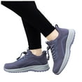 thumbnail image 1 of Rokment Orthopedic Walking Running Shoes for Women Men Seniors Comfortable Mesh Non Slip Work Driving Hiking Climbing Sneakers Purple Size 7.5, 1 of 5