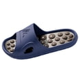 thumbnail image 1 of Rokment Unisex Massage Slippers for Women Men Non Slip Quick-Dry Spa Slides Summer Open Toe Non Slip Bedroom House Home Shoes Beach Sandals, 1 of 5