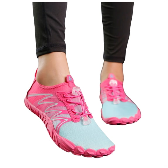 Rokment Water Shoes for Women Men Adult Unsex Quick Drying Barefoot Surf Socks for Beach Swim River Pool Lake Hiking Kayaking Surfing E Size 6.5