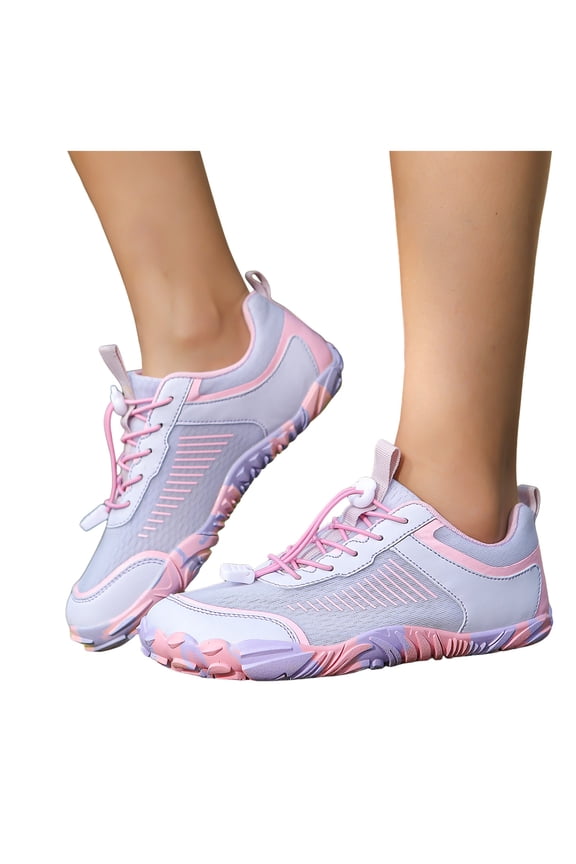 Water Shoes for Women Men Quick-Dry Barefoot Outdoor Sports Shoes for Beach Swim Pool Boating Yoga Hiking Lightweight Purple Size 9