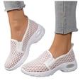 thumbnail image 1 of Rokment Women's Mesh Orthopedic Air Cushioned Walking Shoes Comfortable Breathable Arch Support Slip on Nursing Tennis Non-Slip Work Sneakers Sandals, 1 of 8