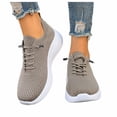 thumbnail image 1 of Rokment Women's Orthopedic Arch Support Slip on Running Walking Shoes Fall Comfortable Air Cushion Platform Wedge Chunky Heels Non Slip Work Nursing Tennis Sneakers Khaki Size 6.5, 1 of 5