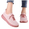 thumbnail image 1 of Rokment Women's Walking Driving Nursing Shoes Breathable Comfortable Mesh Memory Foam Slip on Tennis Running Sneakers for Women Outdoor Activities Pink Size 8, 1 of 7