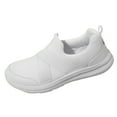 thumbnail image 1 of Rokment Womens Mens Orthopedic Walking Nursing Shoes Comfortable Slip on Driving Work Loafers Flat for Seniors Mom Dad Spring Fall White Size 8.5, 1 of 5