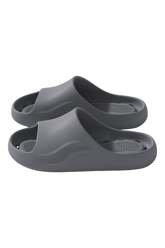 Womens Mens Shower Slippers with Arch Support and Holes Summer Comfortable Waterproof Bathroom Slides Eva Lightweight Non Slip House Shoes for Indoor and Outdoor