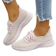 thumbnail image 1 of Rokment Womens Orthopedic Running Walking Tennis Shoes Breathable Mesh Comfortable Arch Support Memory Foam Orthotic Nursing Non Slip Work Sneakers Red Size 6.5, 1 of 8