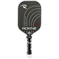 Rokne Taktical 3K Raw Carbon Fiber Pickleball Paddle Thermoformed Foam Lined Racket Edge, 13mm Pro Grit Texture