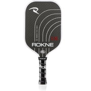 Rokne Taktical 3K Raw Carbon Fiber Pickleball Paddle Thermoformed Foam Lined Racket Edge, 16mm