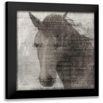 Roko, Ken 12x12 Black Modern Framed Museum Art Print Titled - Equestrian Story 2