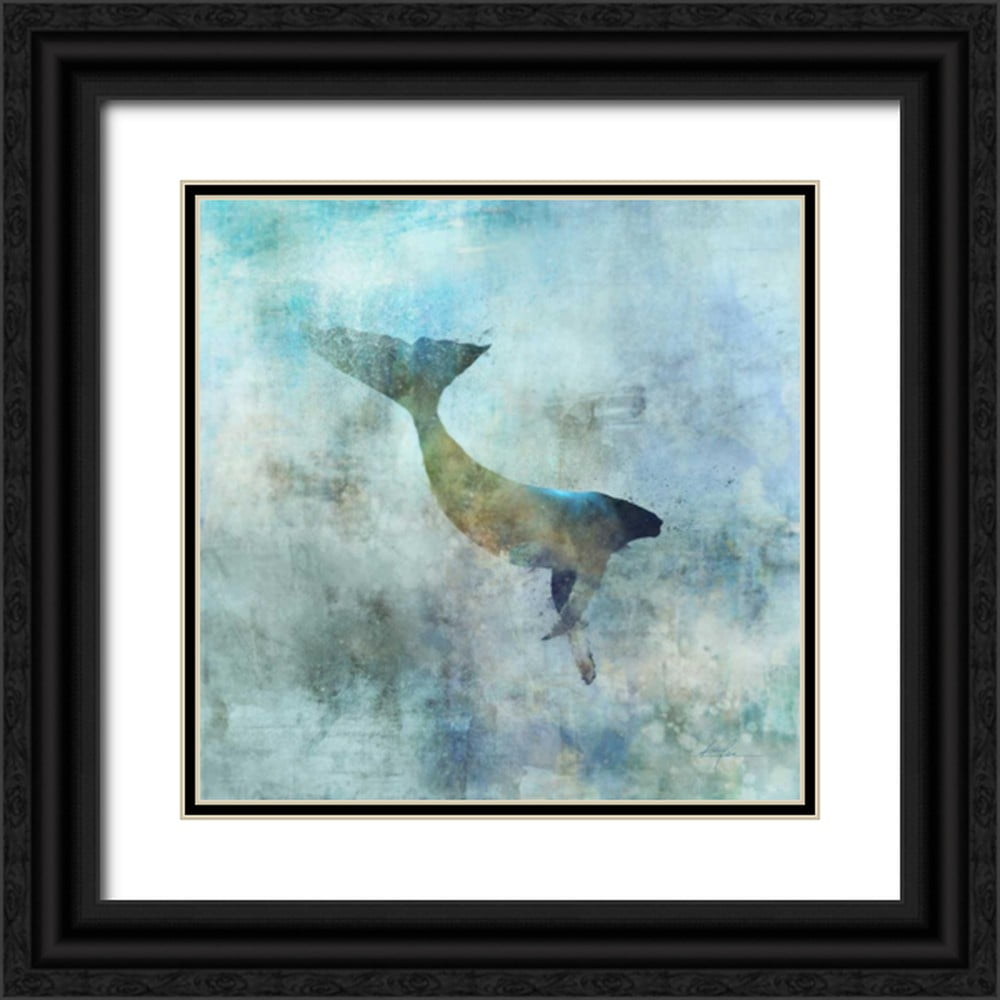 Roko, Ken 12x12 Black Ornate Wood Framed with Double Matting Museum Art ...