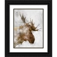 thumbnail image 1 of Roko, Ken 12x14 Black Ornate Wood Framed with Double Matting Museum Art Print Titled - Bronze Wildlife, 1 of 4