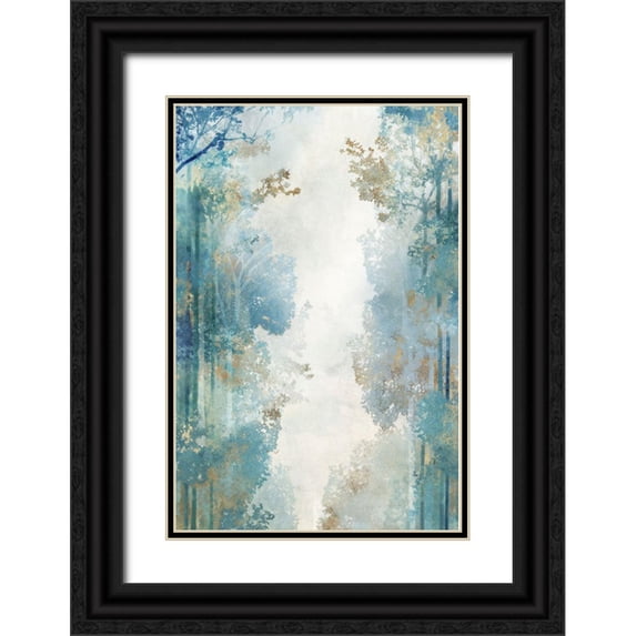 Roko, Ken 13x18 Black Ornate Wood Framed with Double Matting Museum Art Print Titled - Bluegate II