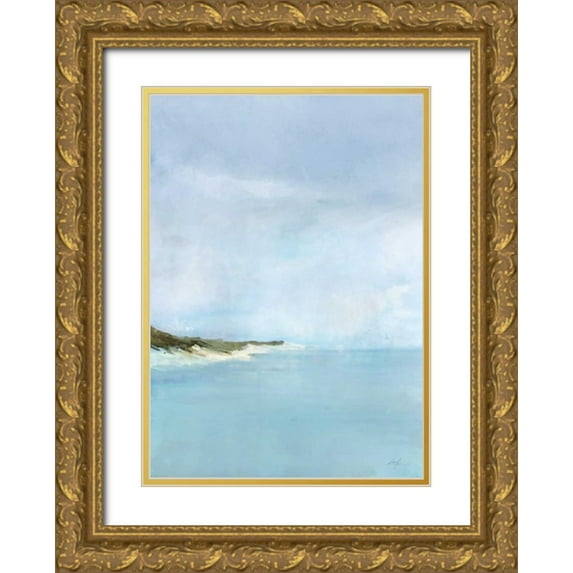Roko, Ken 14x18 Gold Ornate Wood Framed with Double Matting Museum Art Print Titled - Tidal Breeze