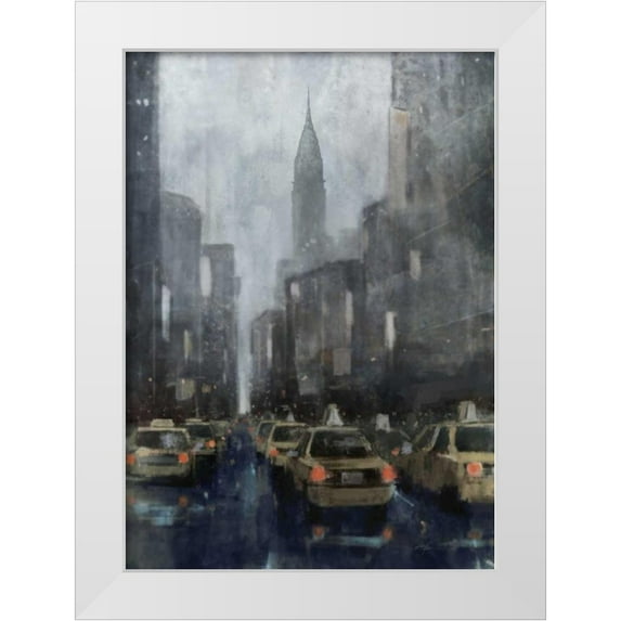 Roko, Ken 14x18 White Modern Wood Framed Museum Art Print Titled - NYC Winter 2