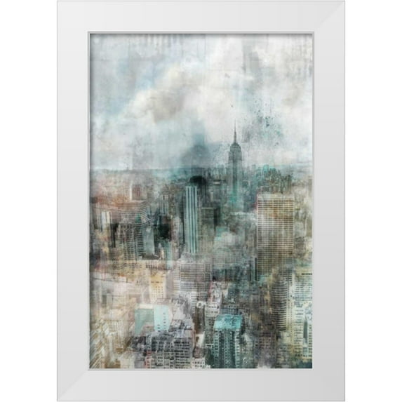 Roko, Ken 17x24 White Modern Wood Framed Museum Art Print Titled - Peace Land II