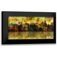 thumbnail image 1 of Roko, Ken 18x11 Black Modern Framed Museum Art Print Titled - Evening Skyline, 1 of 5