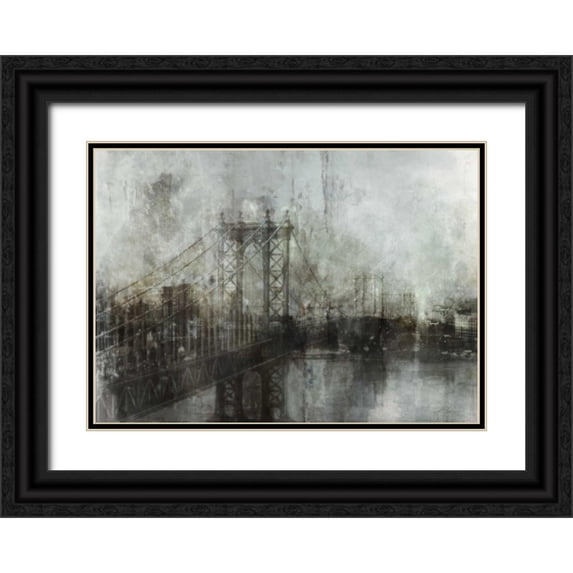 Roko, Ken 18x14 Black Ornate Wood Framed with Double Matting Museum Art Print Titled - Industrial Mood