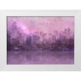 thumbnail image 1 of Roko, Ken 18x14 White Modern Wood Framed Museum Art Print Titled - Dusk Skyline, 1 of 4