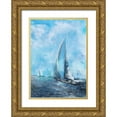 thumbnail image 1 of Roko, Ken  18x24 Gold Ornate Wood Framed with Double Matting Museum Art Print Titled - Sailing Sea 2, 1 of 4