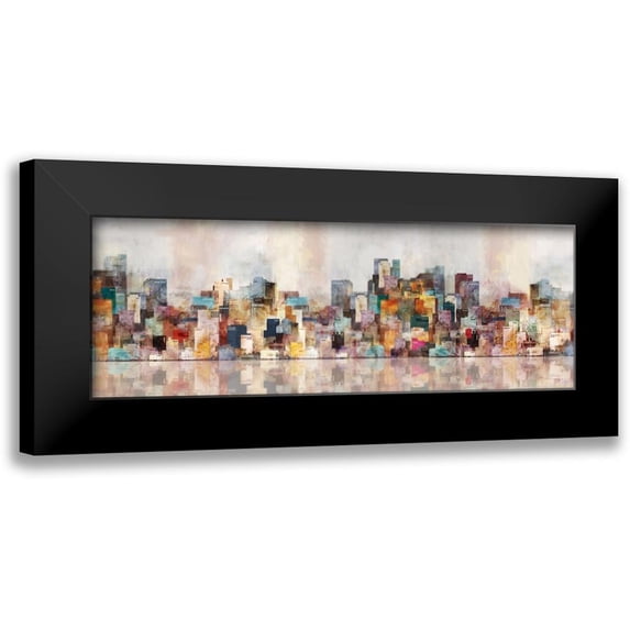 Roko, Ken 18x9 Black Modern Framed Museum Art Print Titled - City Of Color