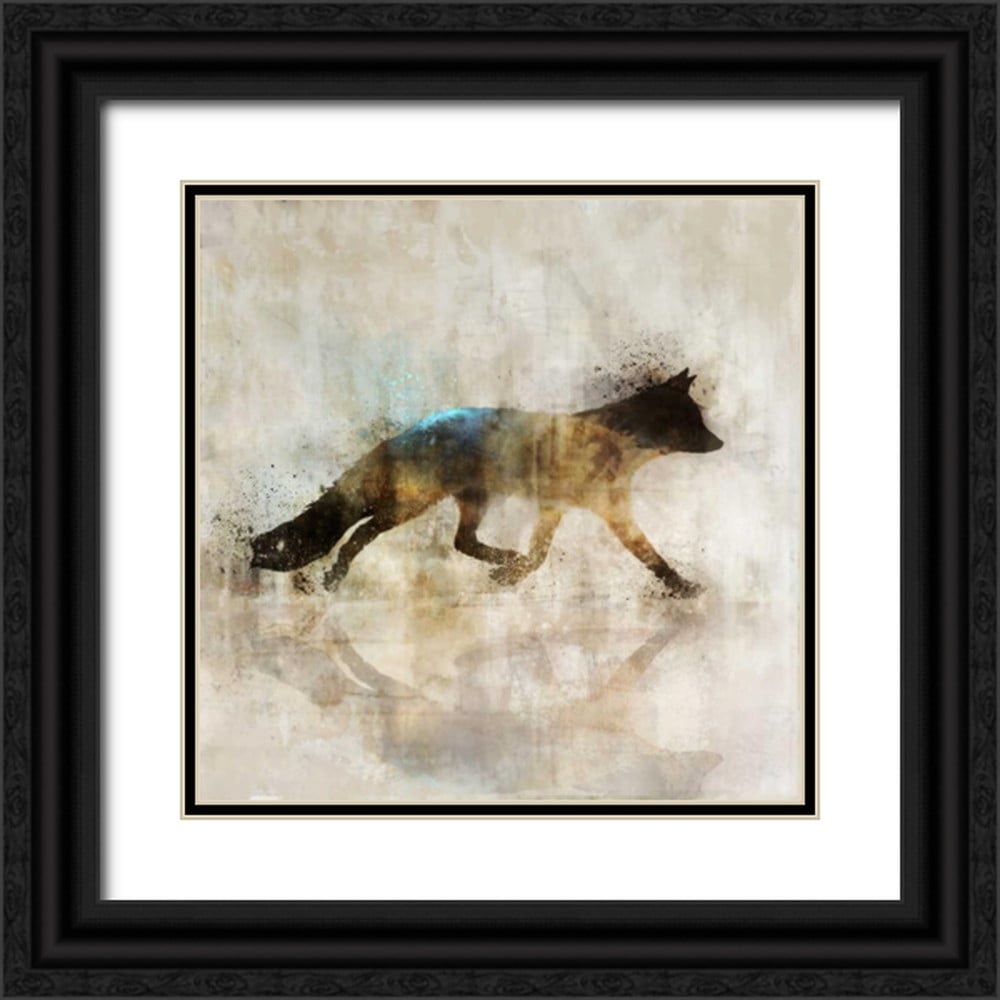 Roko, Ken 20x20 Black Ornate Wood Framed with Double Matting Museum Art ...