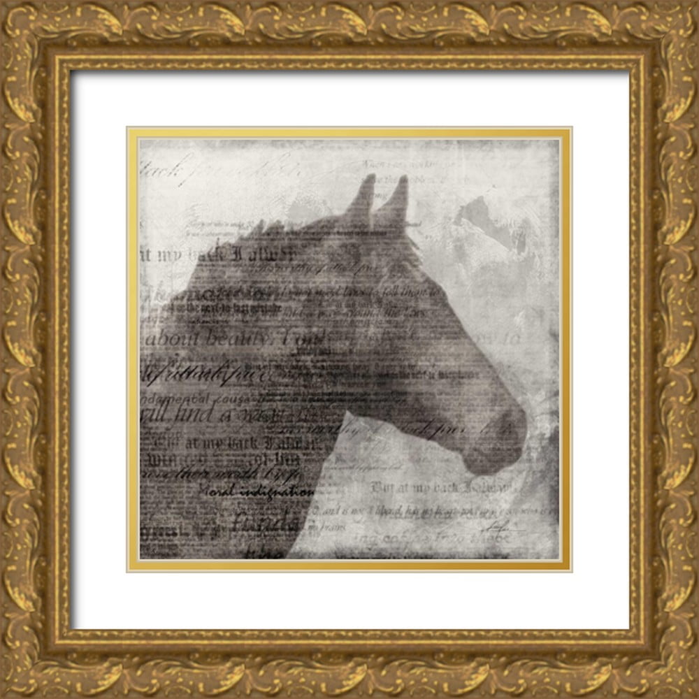 Roko, Ken 20x20 Gold Ornate Wood Framed with Double Matting Museum Art ...