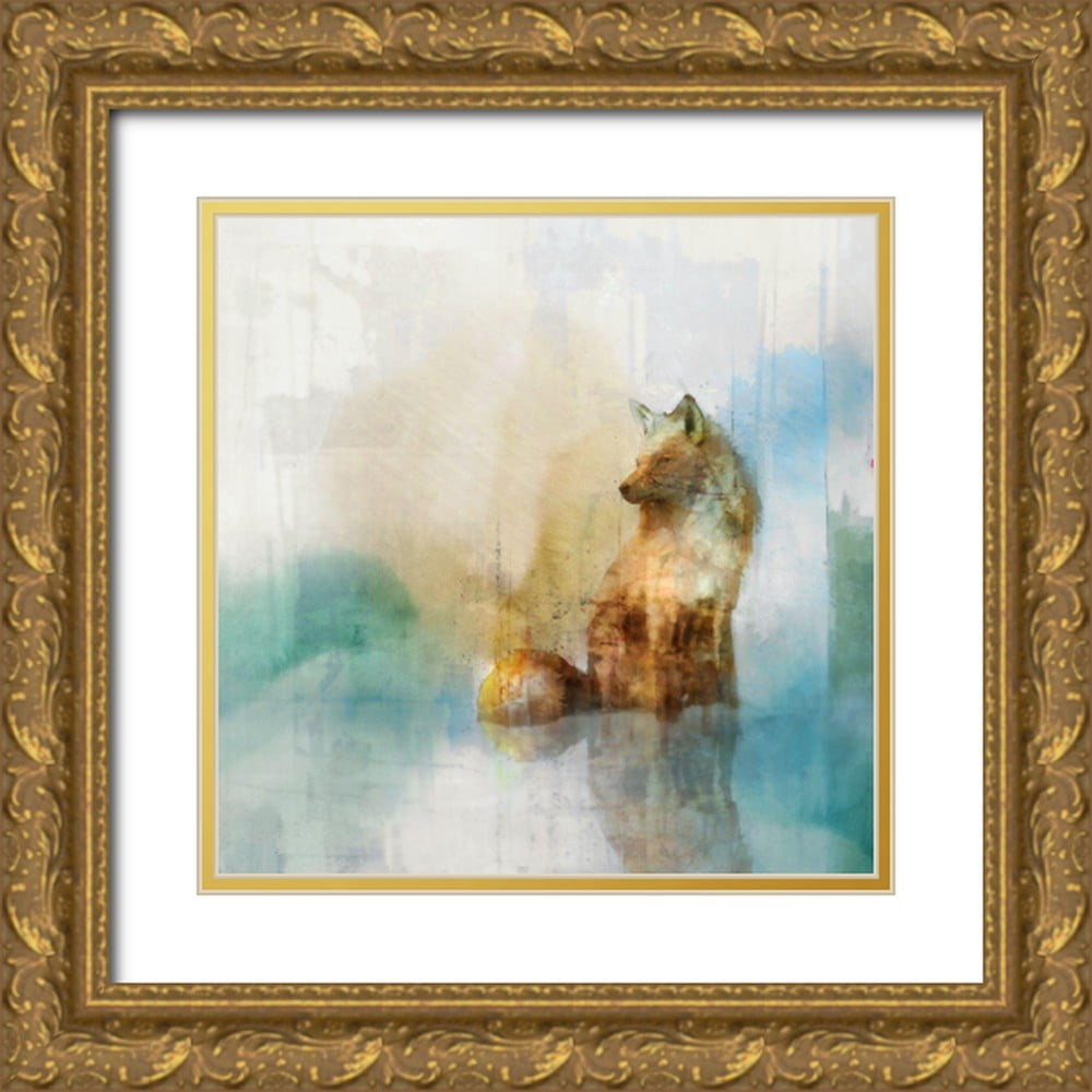 Roko, Ken 20x20 Gold Ornate Wood Framed with Double Matting Museum Art ...
