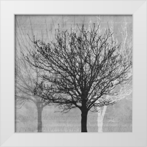 Roko, Ken 20x20 White Modern Wood Framed Museum Art Print Titled - Winter Silhouette 2