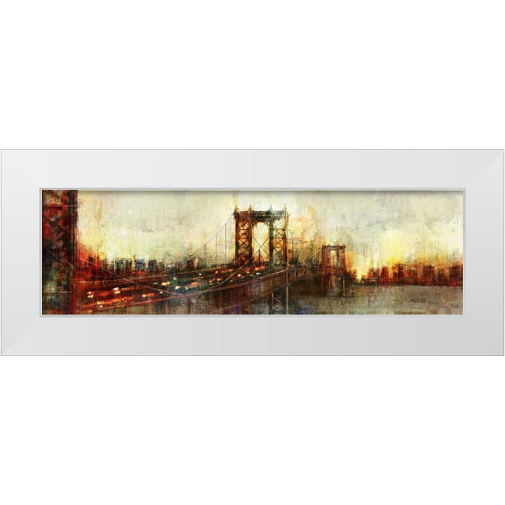 Roko, Ken 24x10 White Modern Wood Framed Museum Art Print Titled - Over ...