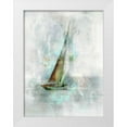 thumbnail image 1 of Roko, Ken 25x32 White Modern Wood Framed Museum Art Print Titled - Sailboat I, 1 of 4
