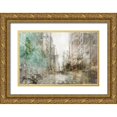 thumbnail image 1 of Roko, Ken 32x23 Gold Ornate Wood Framed with Double Matting Museum Art Print Titled - NYC Streets I, 1 of 4