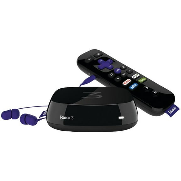 Roku 4230R 3 Streaming Player 2,000+ Channels, Black