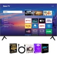 thumbnail image 1 of Roku 50 Inch Class Select Series 4K QLED Smart TV Quantum Dot HDR WiFi Voice Remote Streaming Television HDMI Cable Streaming Bundle 12 Month CPS Warranty, 1 of 5